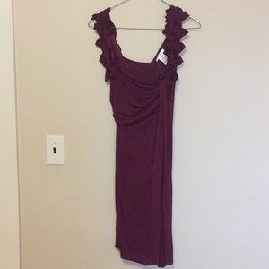 Ethereal Maroon Dress